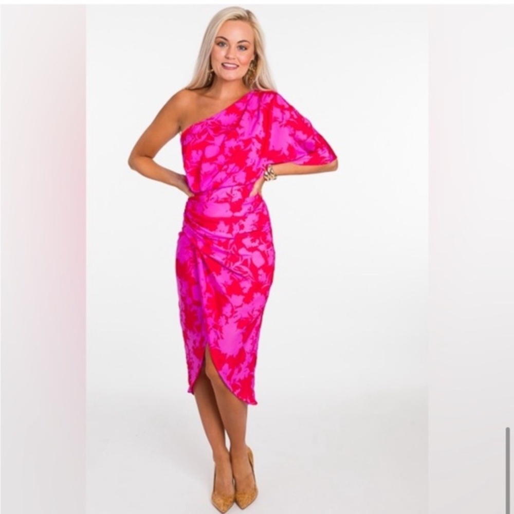 DO + BE Off the Shoulder Floral Dress